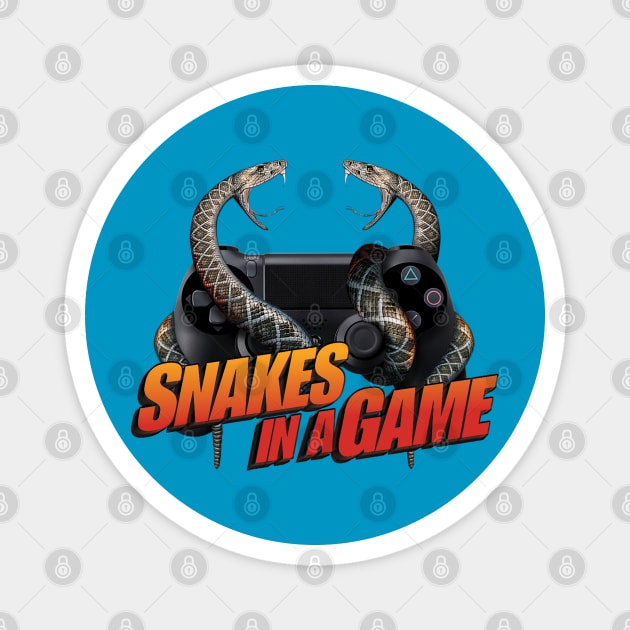 Snakes in a Game Magnet by jcmarkel